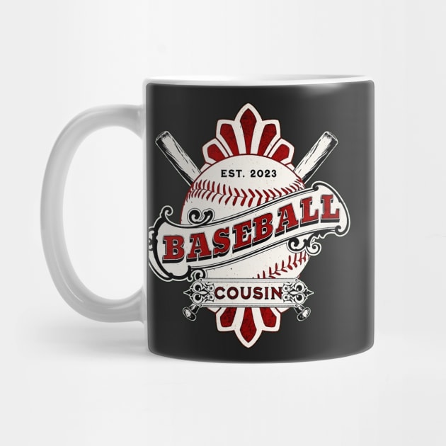 Retro On Gameday Baseball Cousin sport life game day,baseball life for mom by masterpiecesai